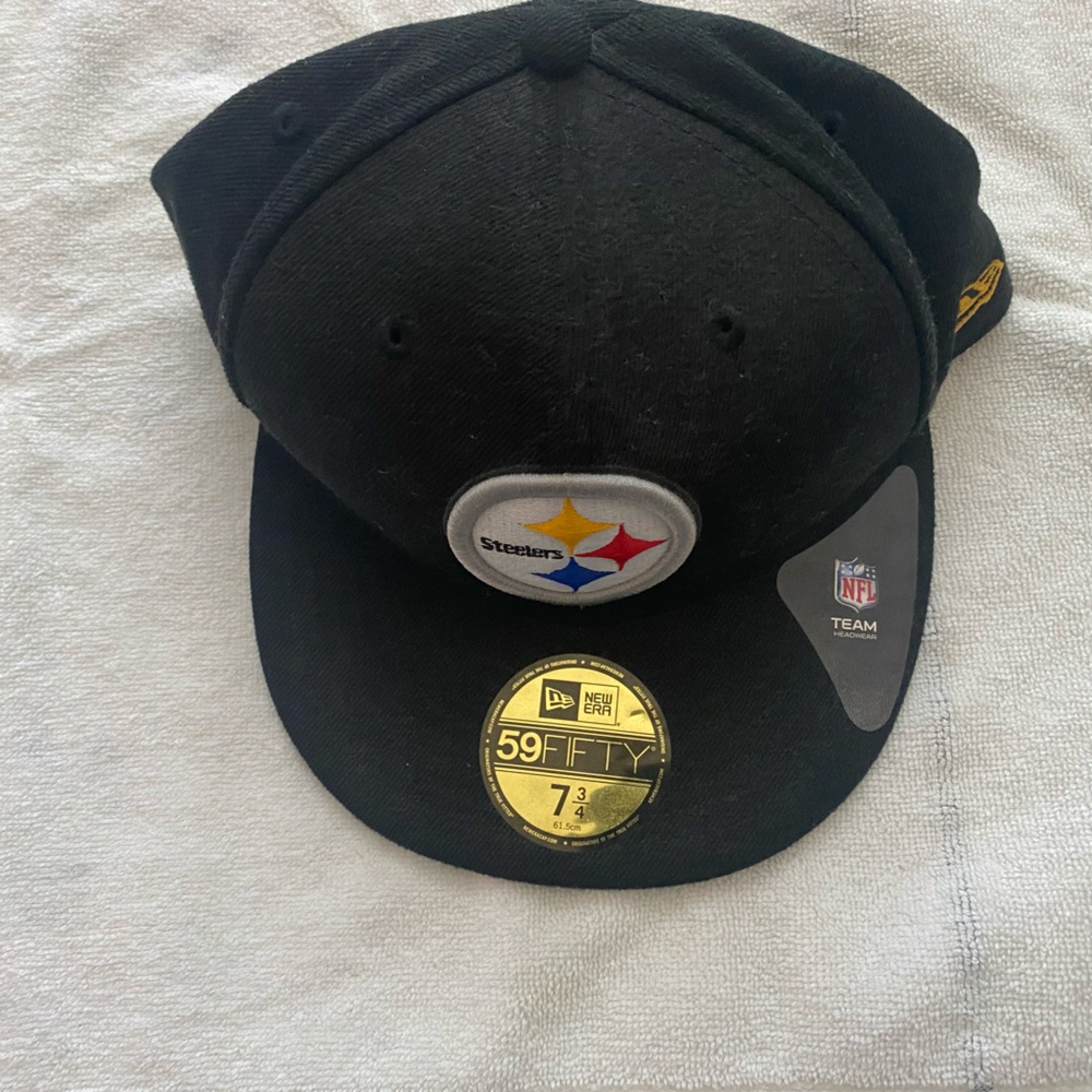 NFL Black Hat with Team Logo